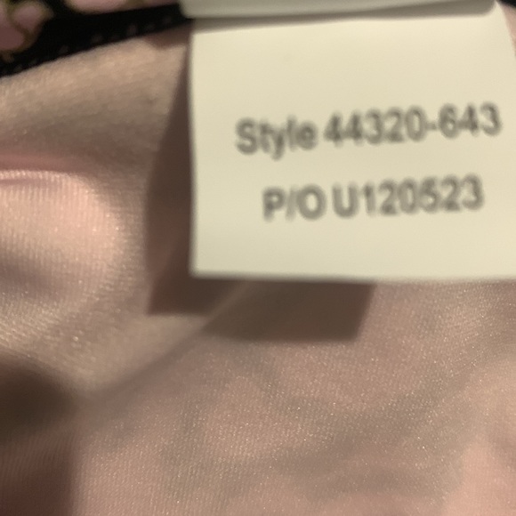 NWOT Seafolly Free Spirit Twist Band Hipster Bikini bottom black and pink - Picture 10 of 14